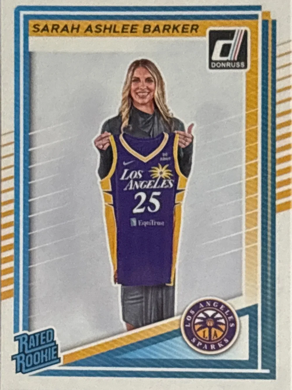 Donruss Sarah Ashlee Barker Los Angeles Rookie Basketball Card
